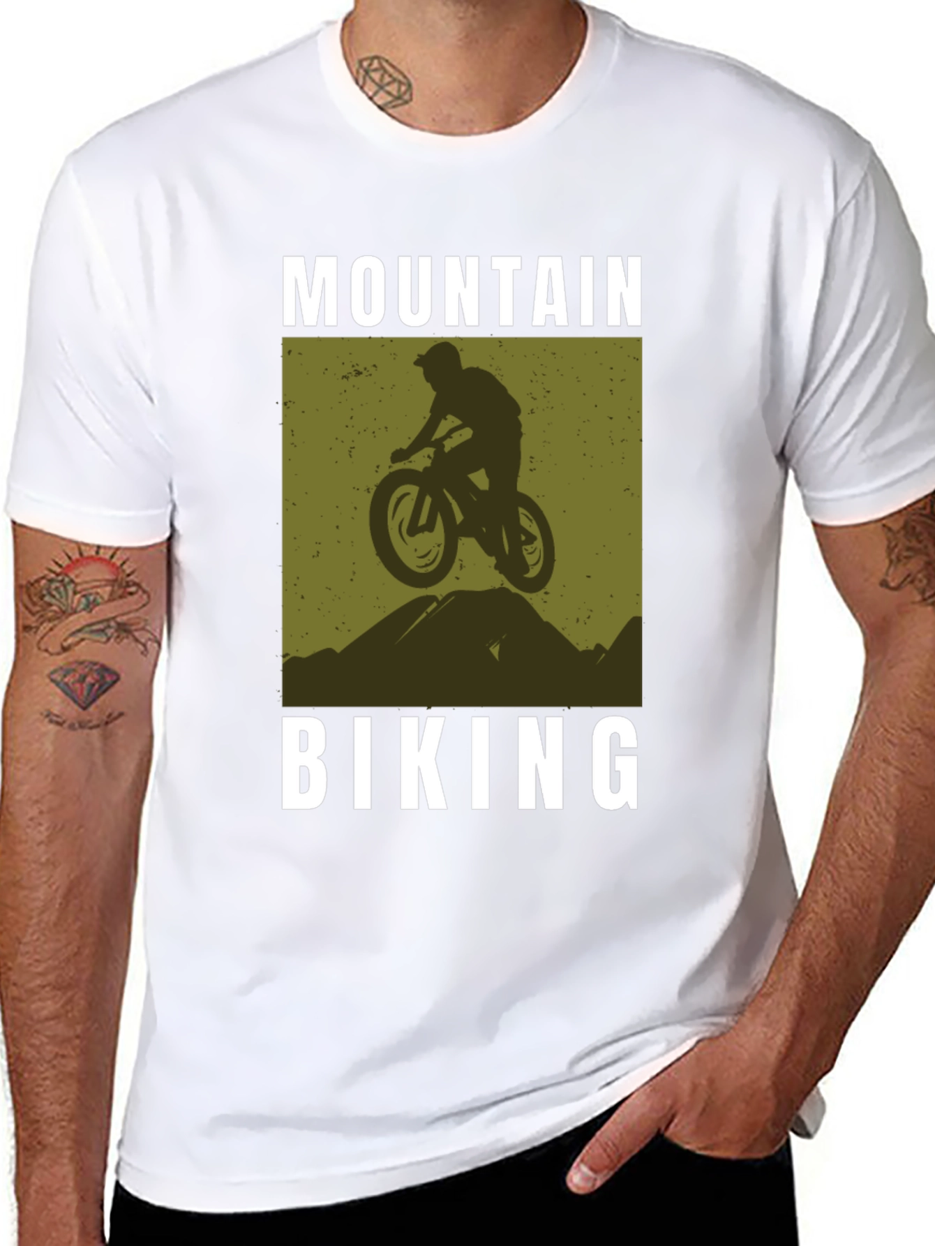 Mountain Biking Graphic Tee - Ride On!