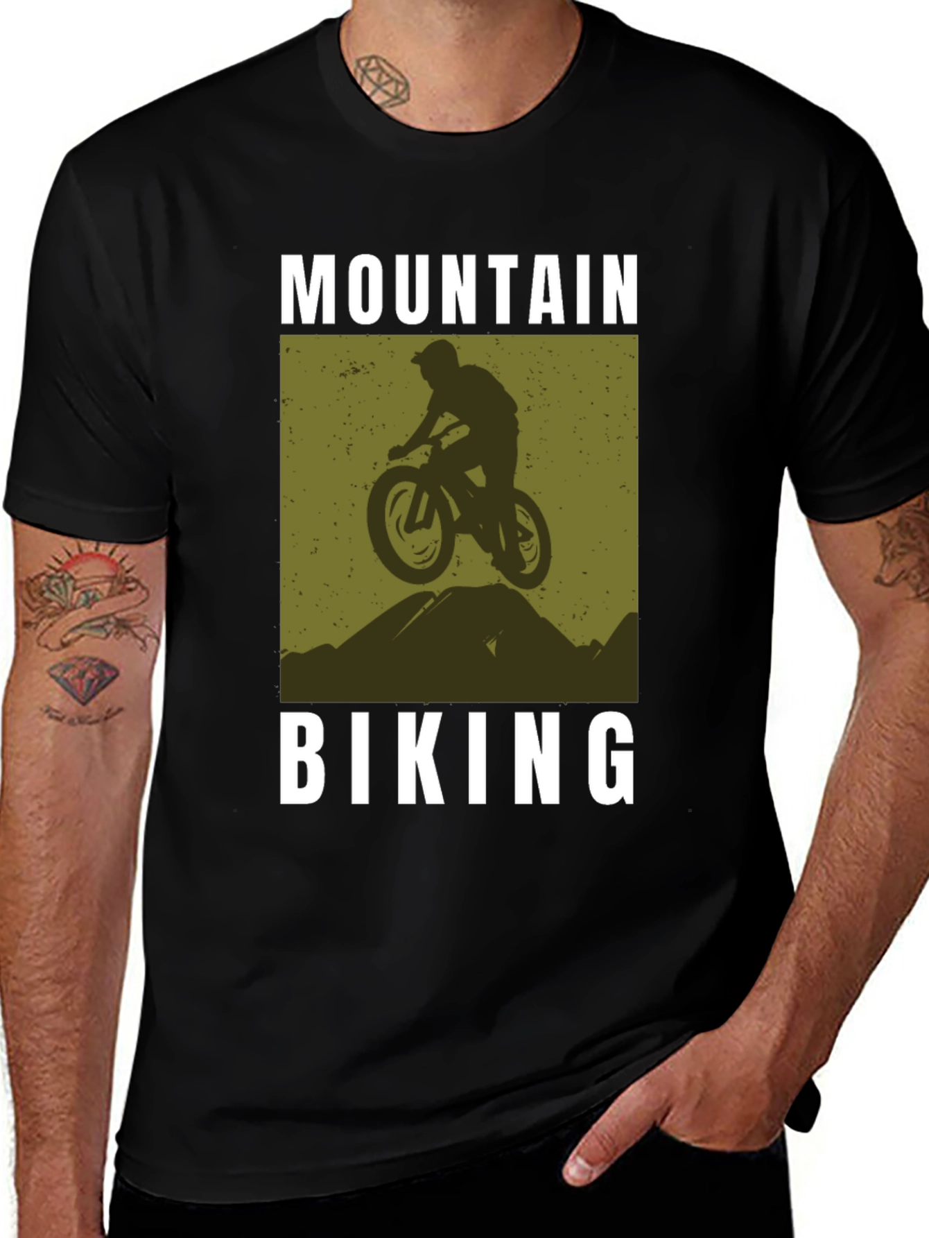 Mountain Biking Graphic Tee - Ride On!