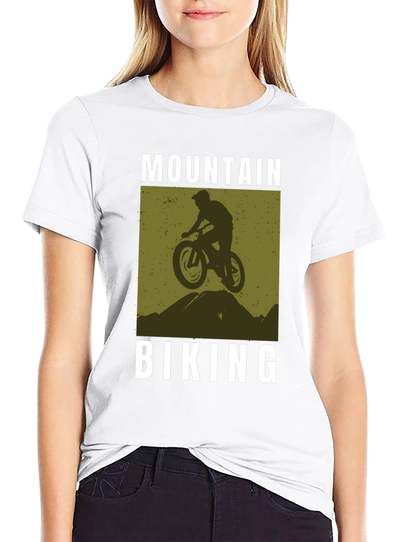 Mountain Biking Graphic Tee - Ride On!