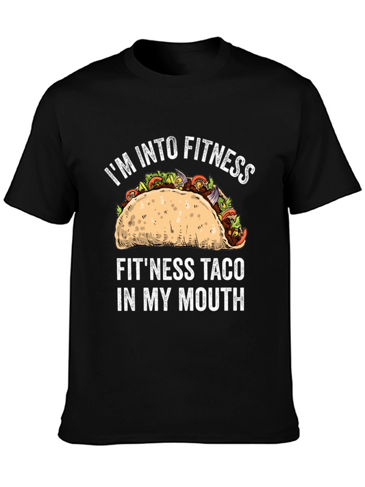 Fitness Taco T-Shirt Funny Workout Tee