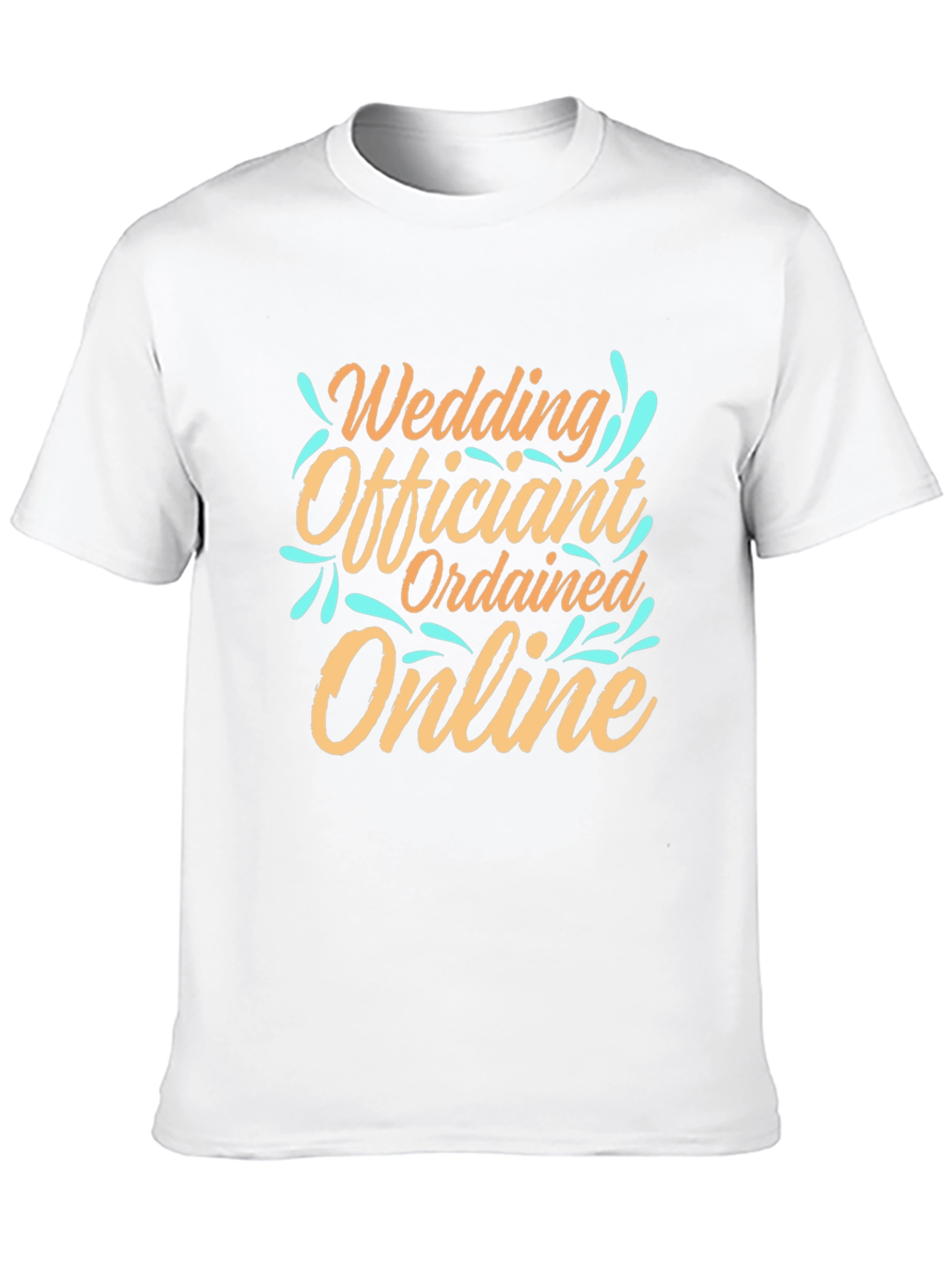 Wedding Officiant Ordained Online T-Shirt