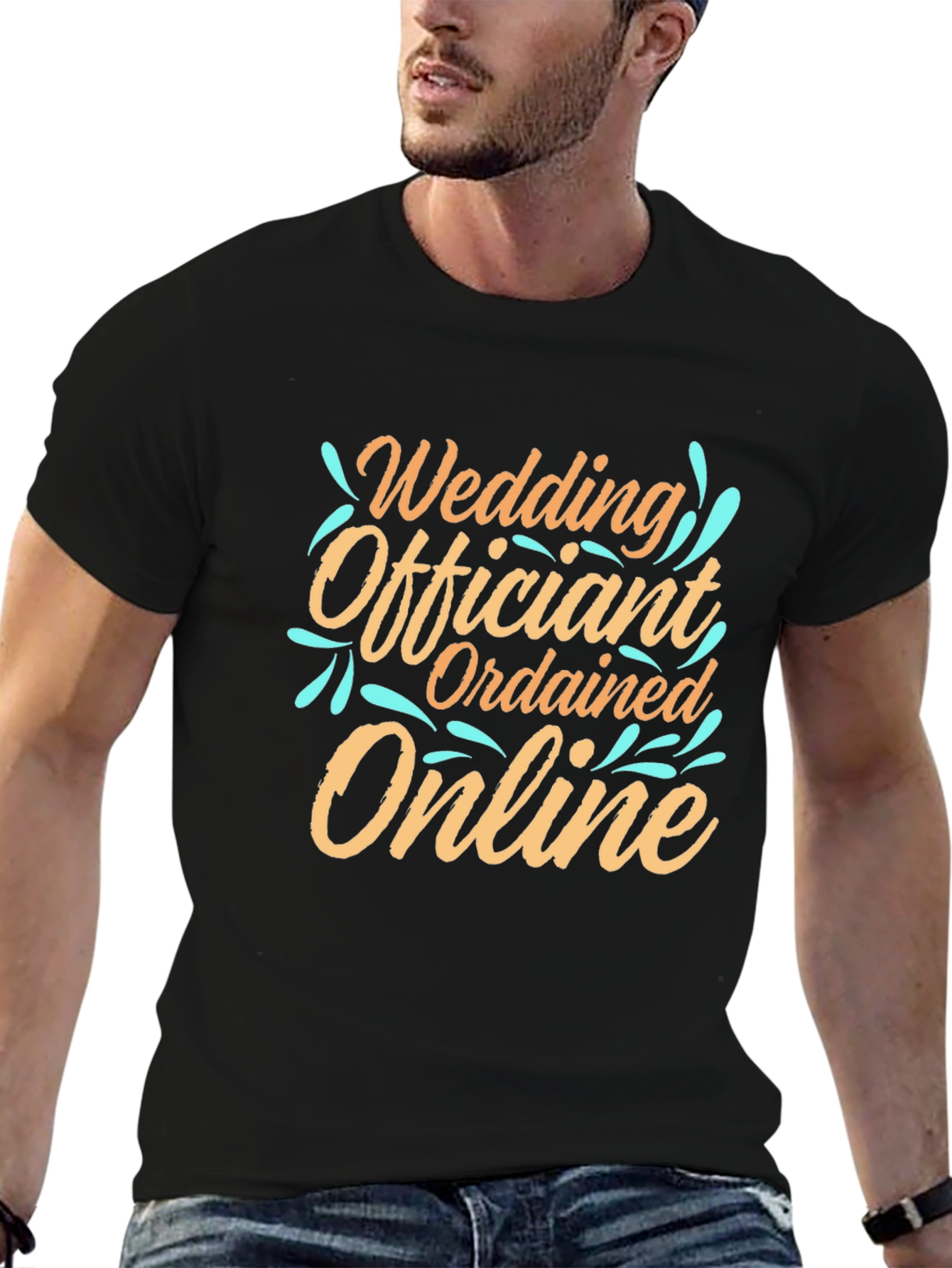 Wedding Officiant Ordained Online T-Shirt