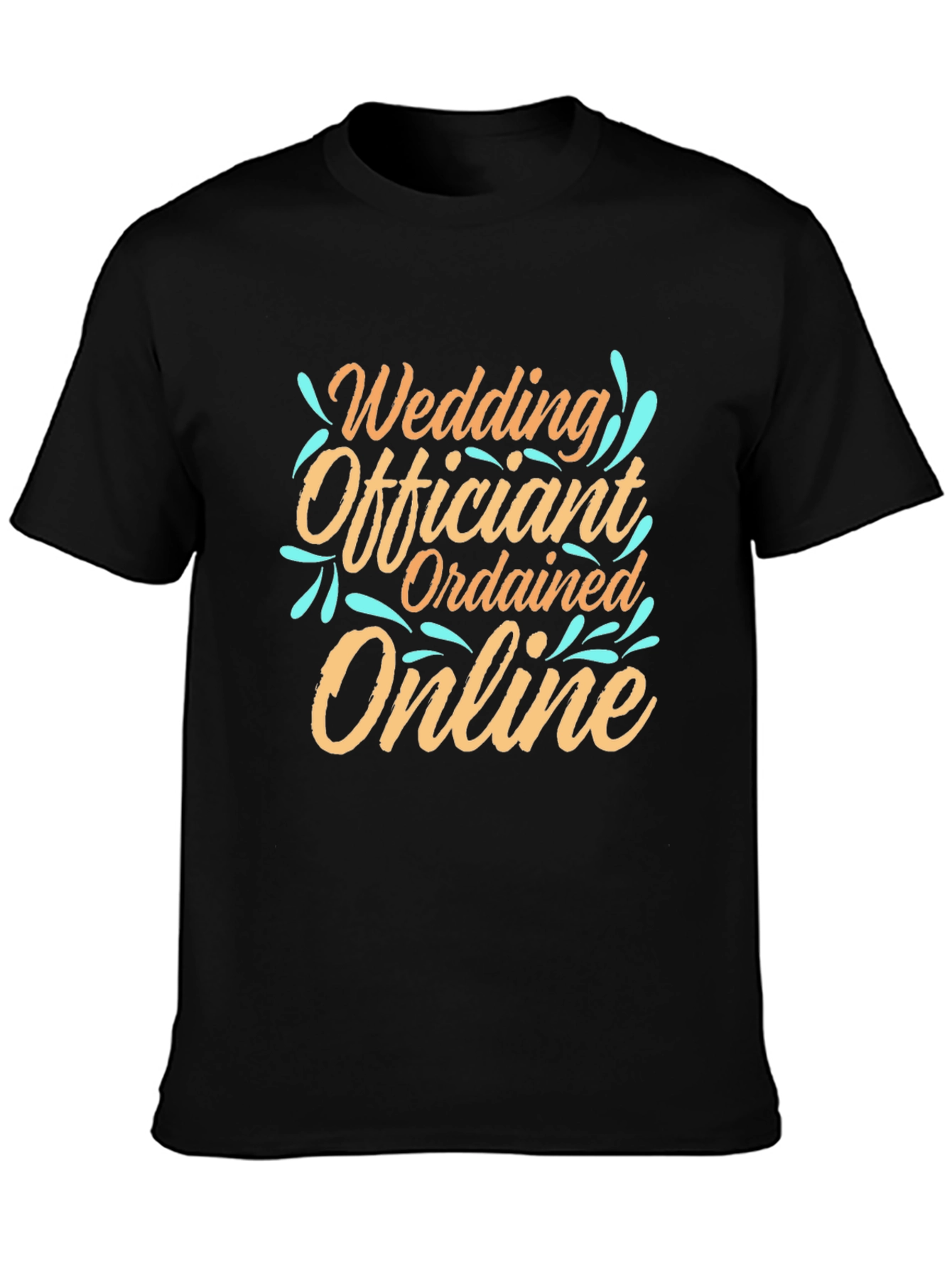 Wedding Officiant Ordained Online T-Shirt