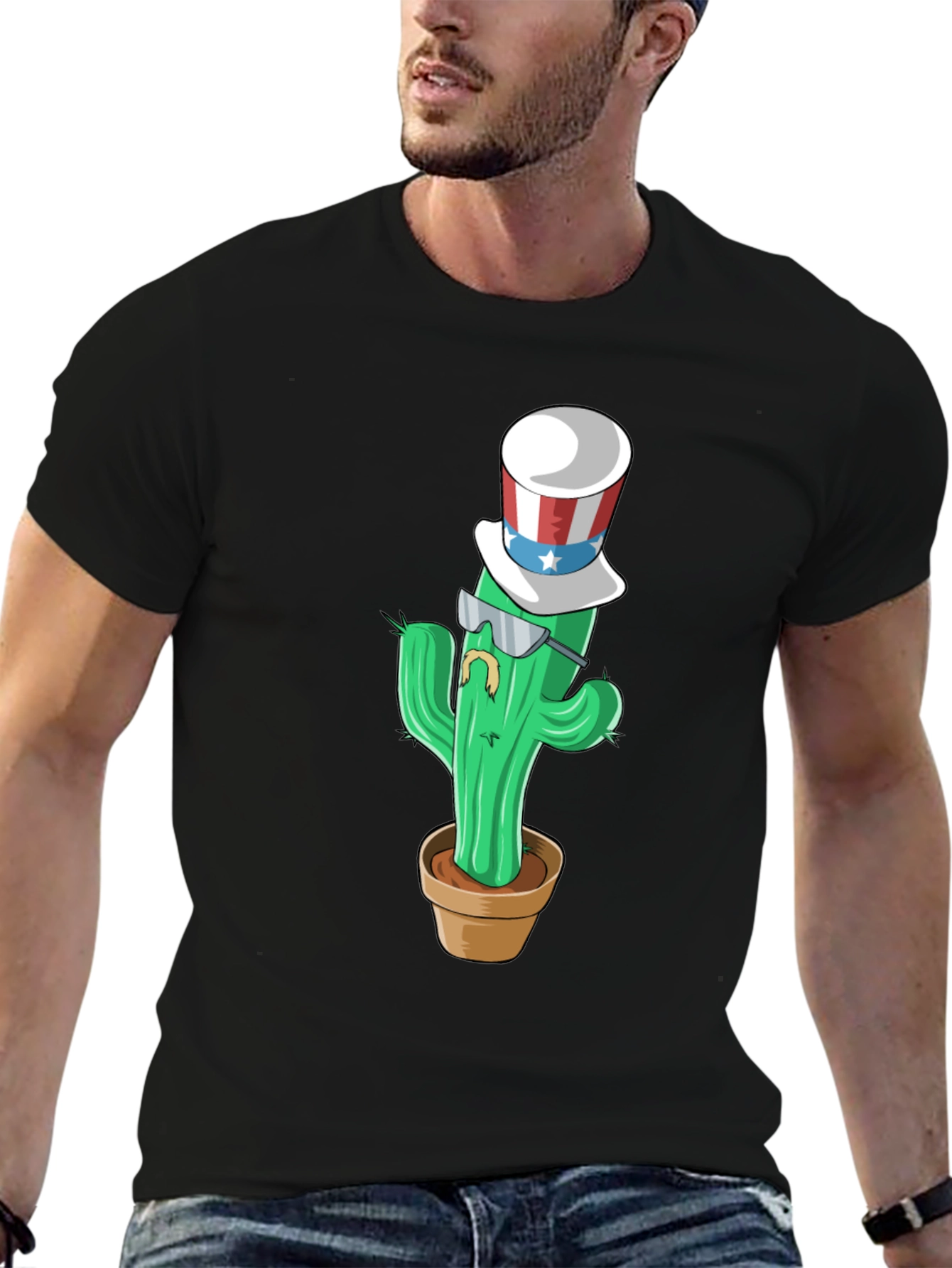 Patriotic Cactus T-Shirt