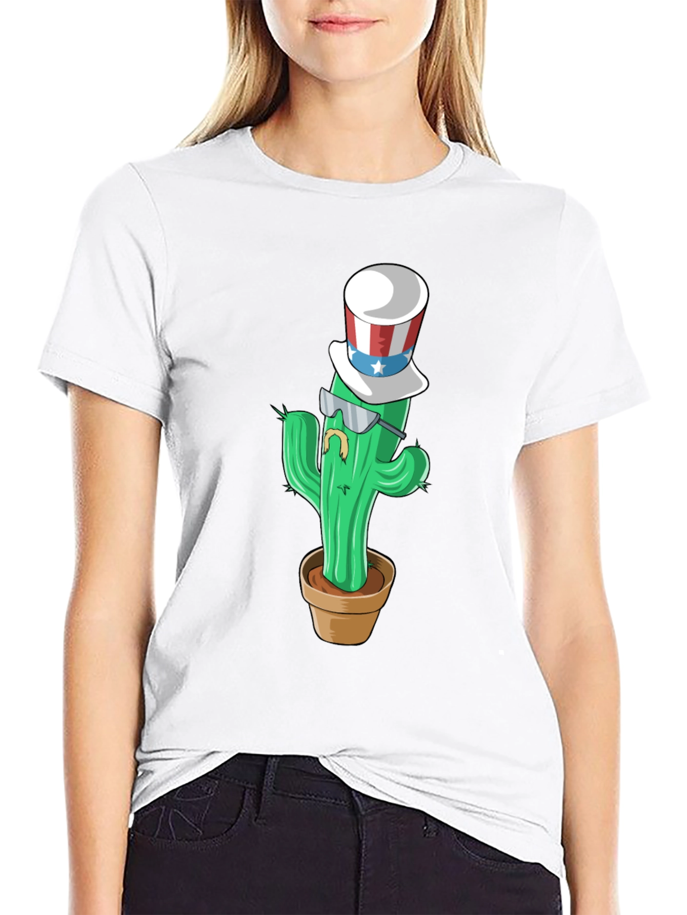 Patriotic Cactus T-Shirt