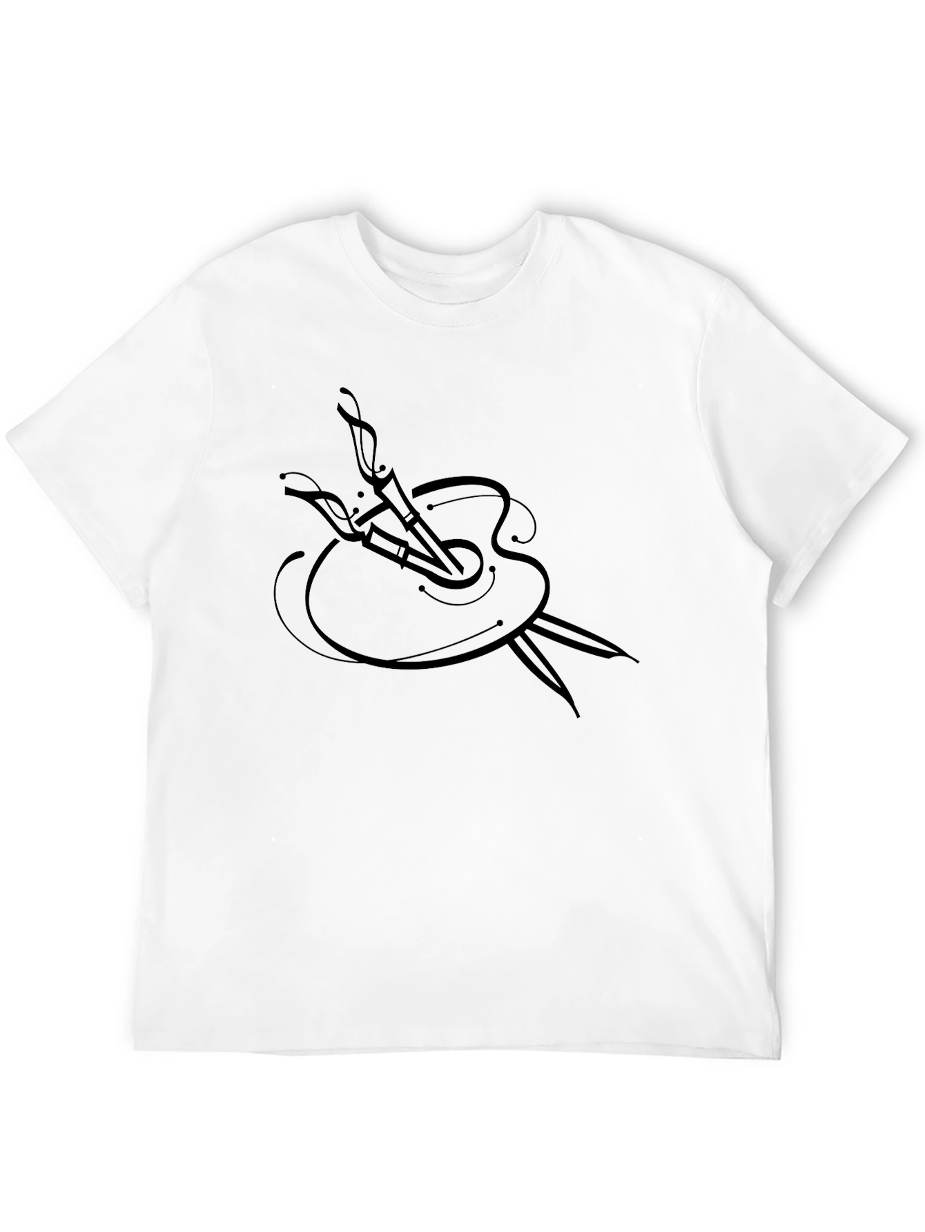 Artist Palette Black T-Shirt
