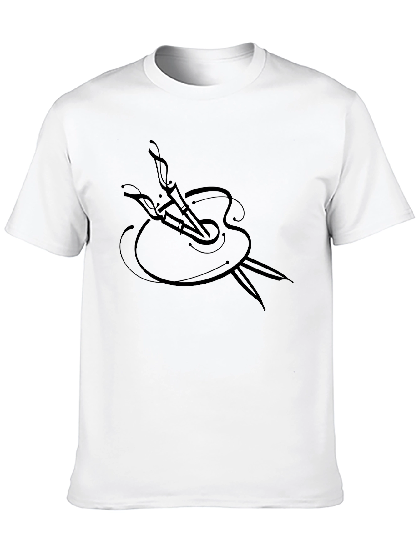 Artist Palette Black T-Shirt