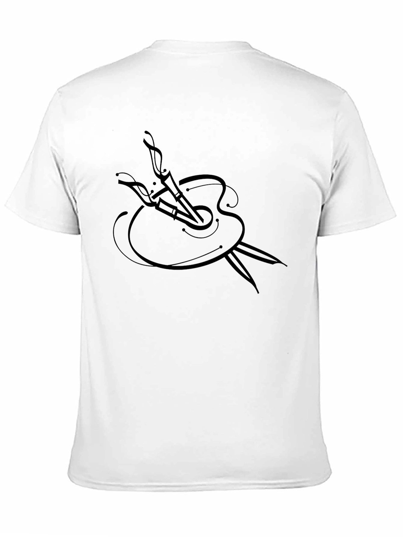 Artist Palette Black T-Shirt