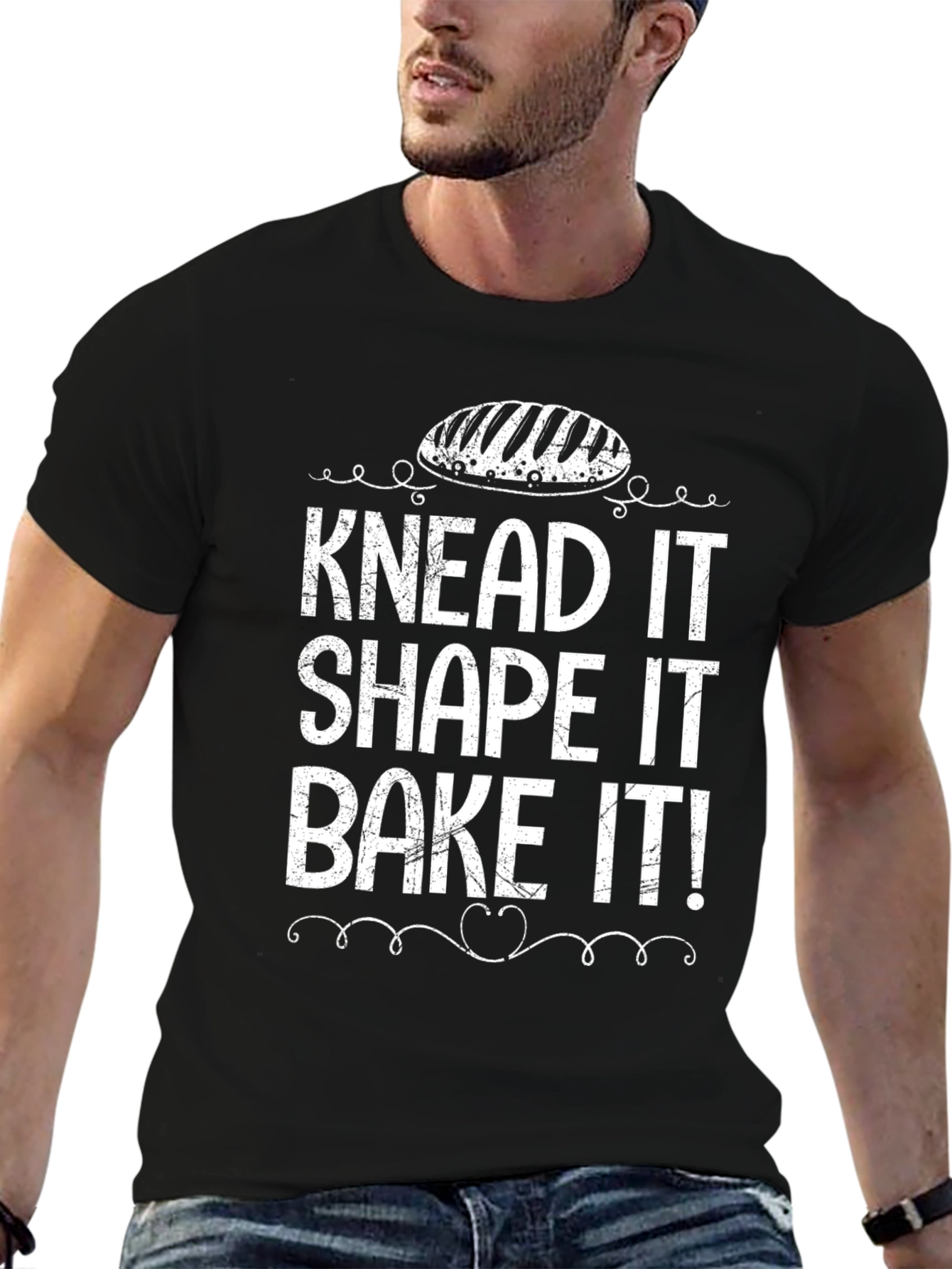 Knead It Shape It Bake It! Baker T-Shirt
