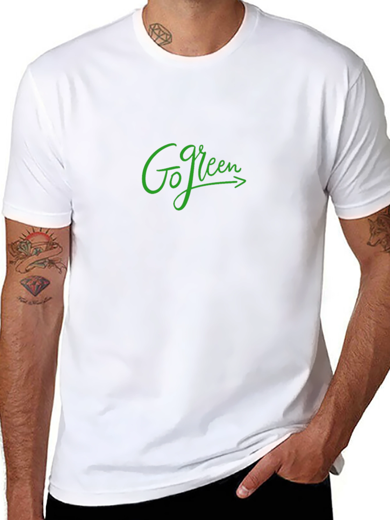 Go Green T-Shirt - Eco-Friendly Design