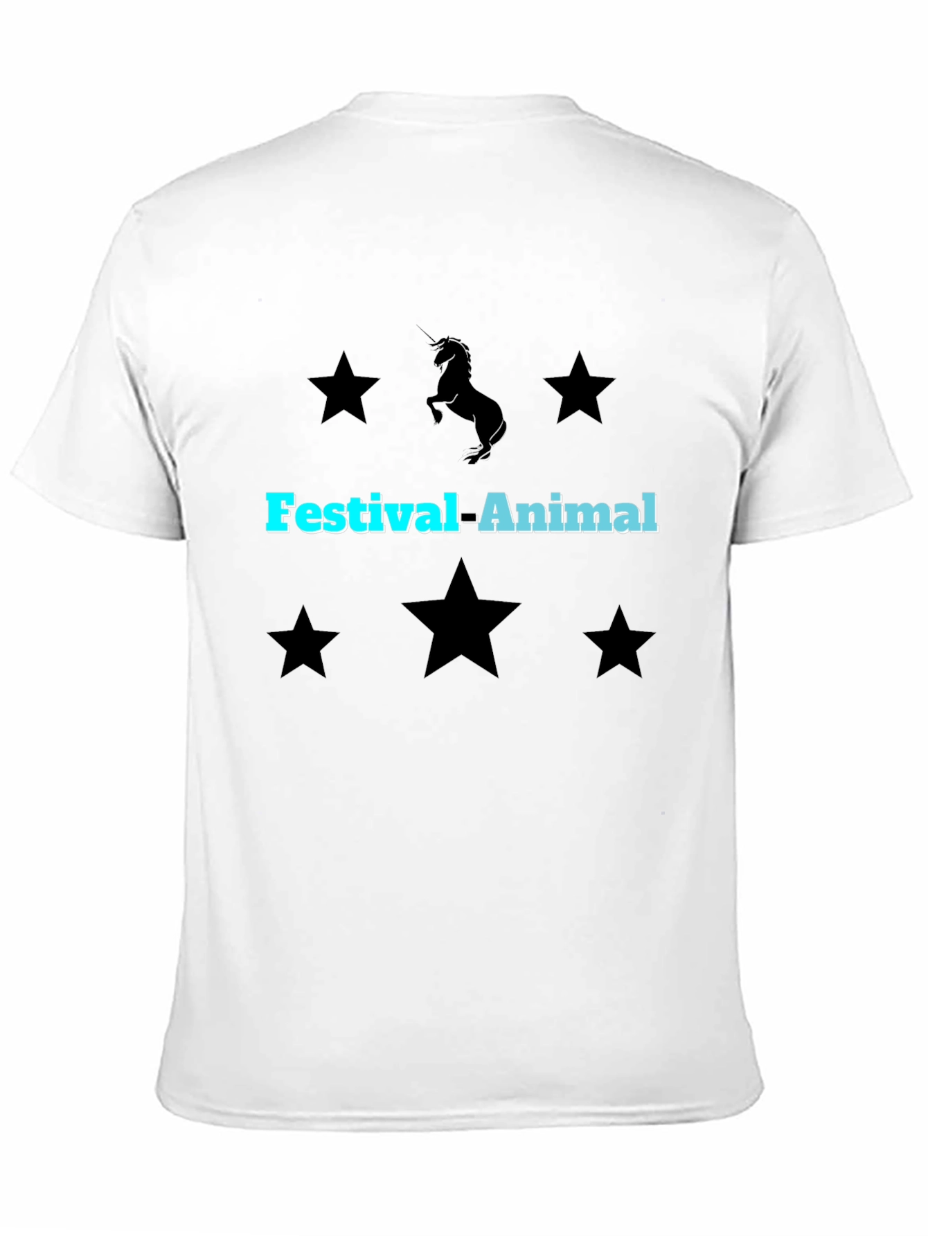 Festival Animal Unicorn Star Graphic T-Shirt