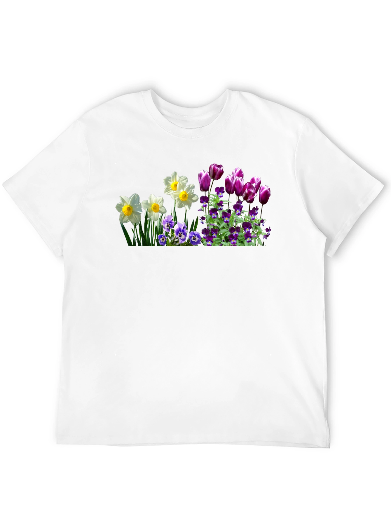 Floral T-Shirt - Spring Bloom Design