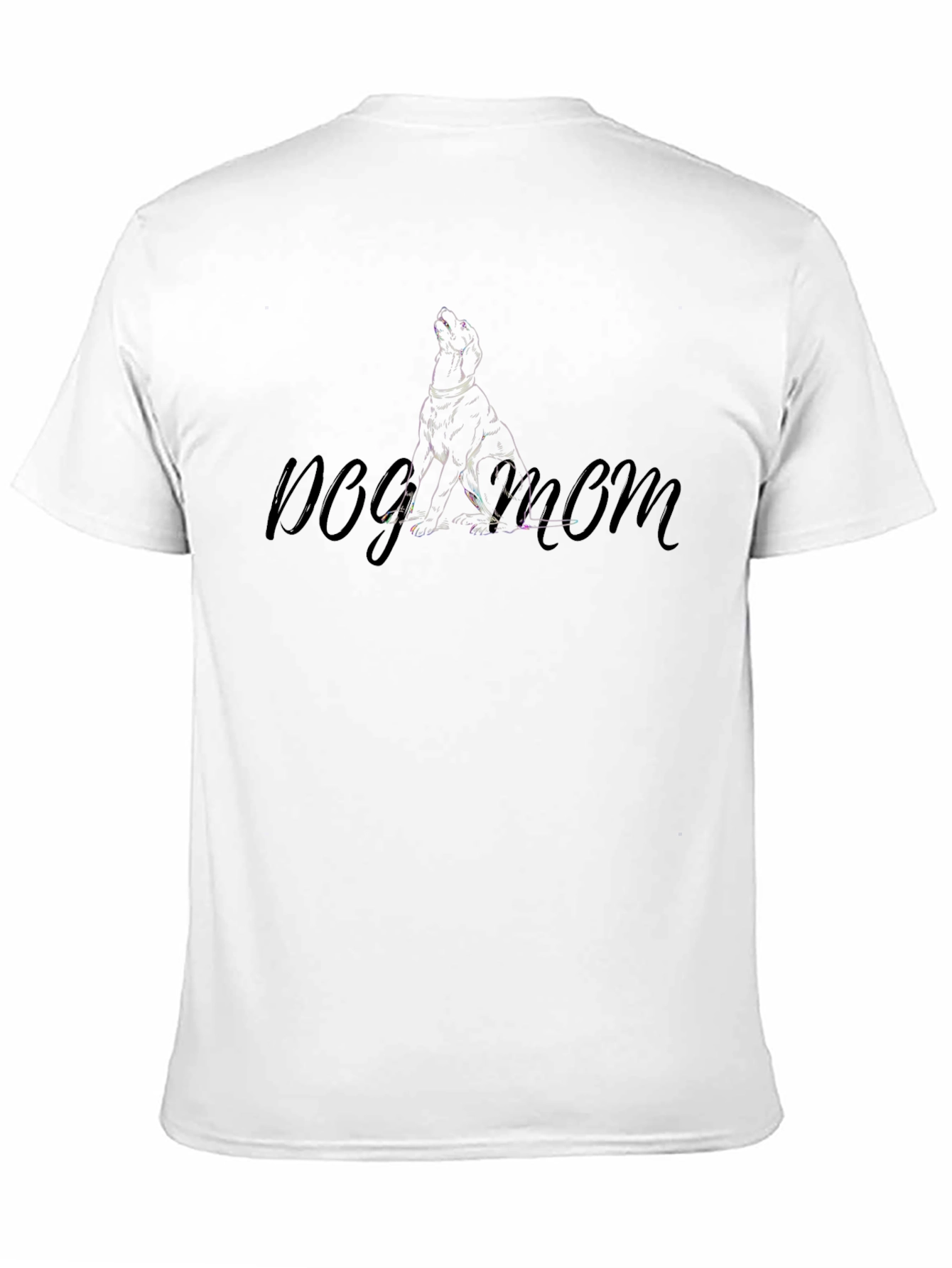 Dog Mom Black T-Shirt