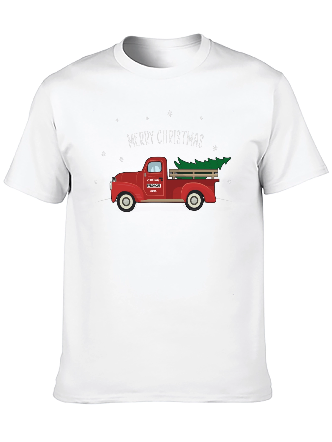 Merry Christmas Truck Graphic Tee