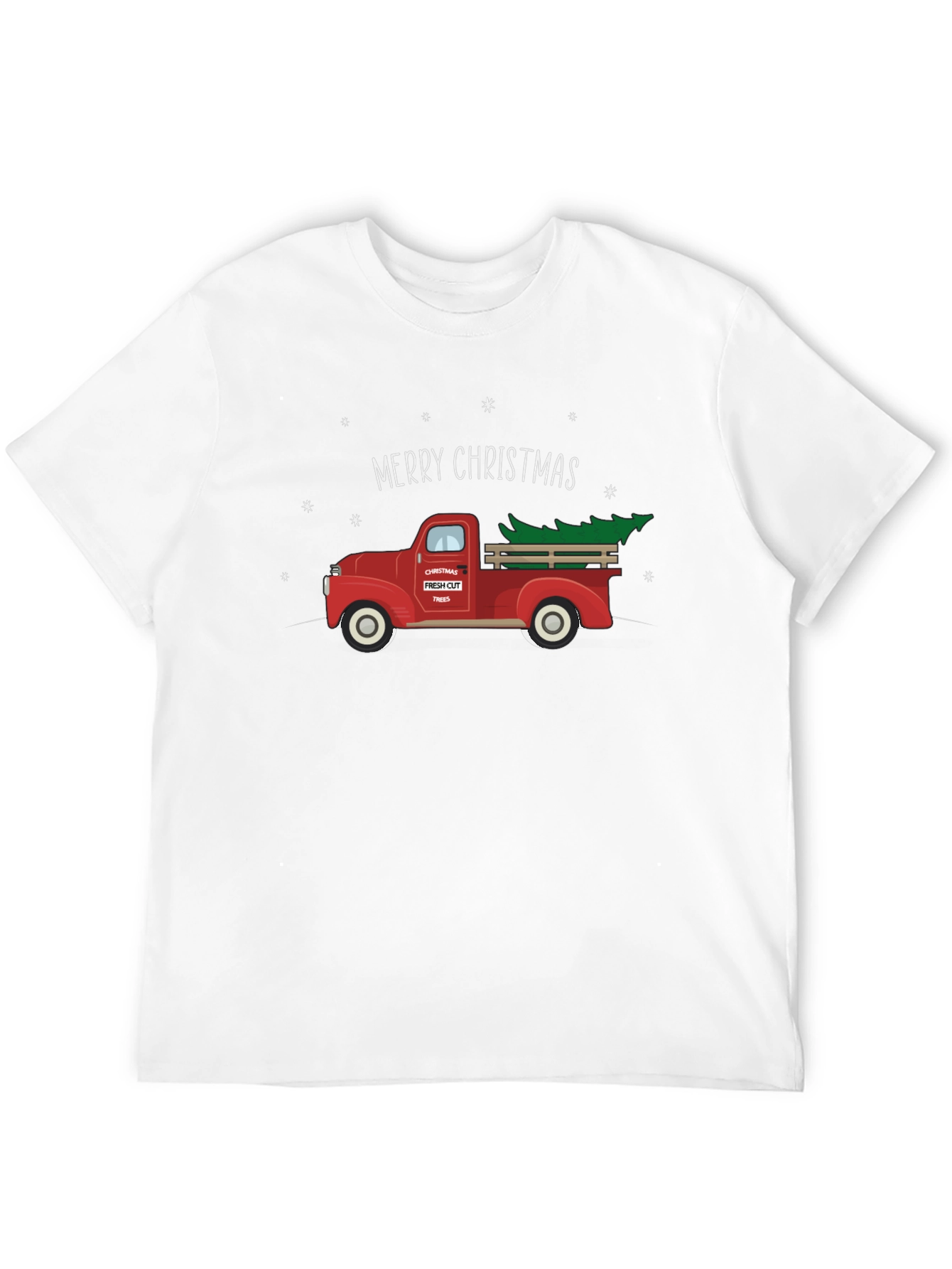 Merry Christmas Truck Graphic Tee