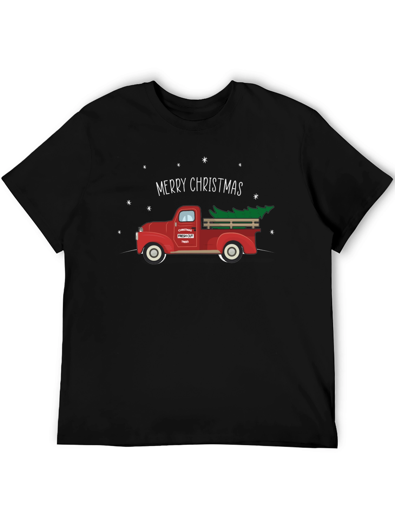 Merry Christmas Truck Graphic Tee