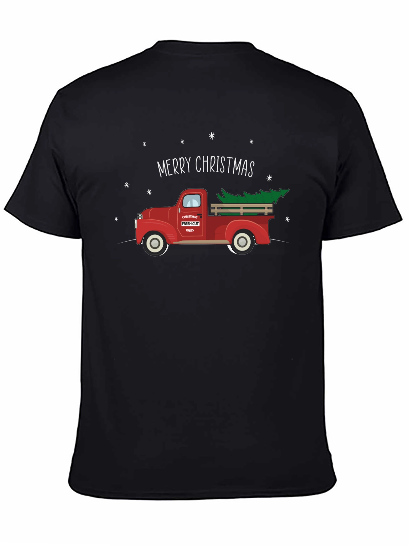 Merry Christmas Truck Graphic Tee