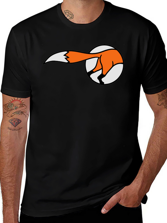 Fox Tail T-Shirt - Fun Animal Graphic Tee