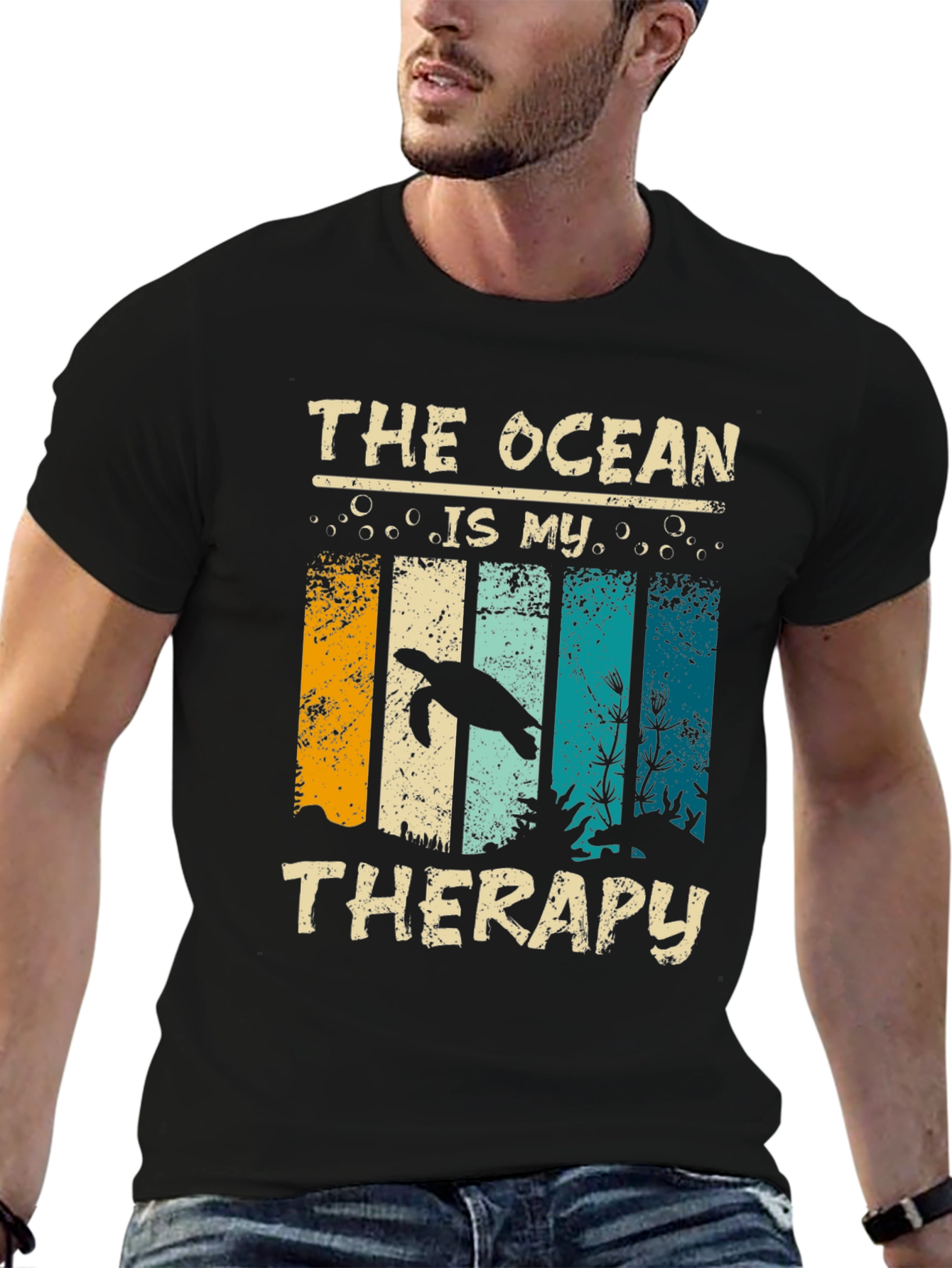 Ocean Therapy Turtle Graphic Tee