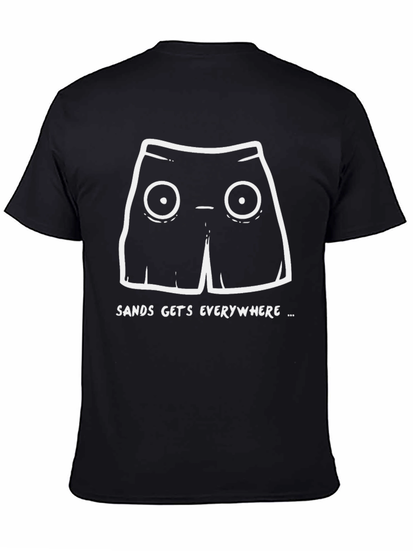 Sands Everywhere Cartoon Shorts Graphic T-Shirt