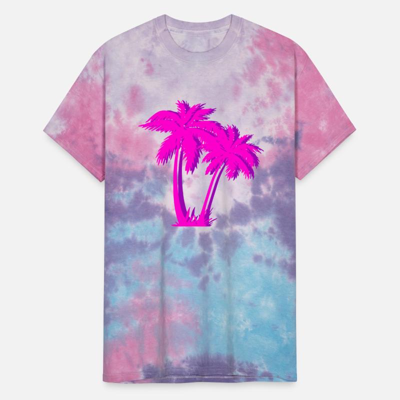 Vaporwave Palm Tree Aesthetic Palm Glitch effect