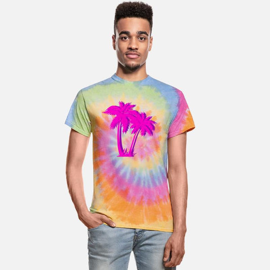 Vaporwave Palm Tree Aesthetic Palm Glitch effect