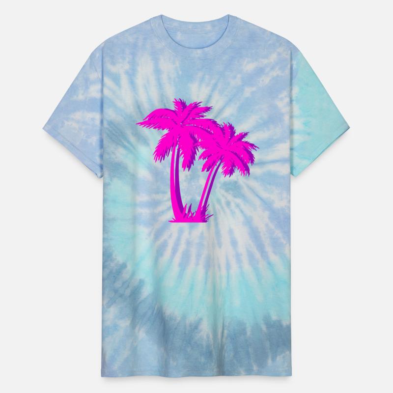 Vaporwave Palm Tree Aesthetic Palm Glitch effect