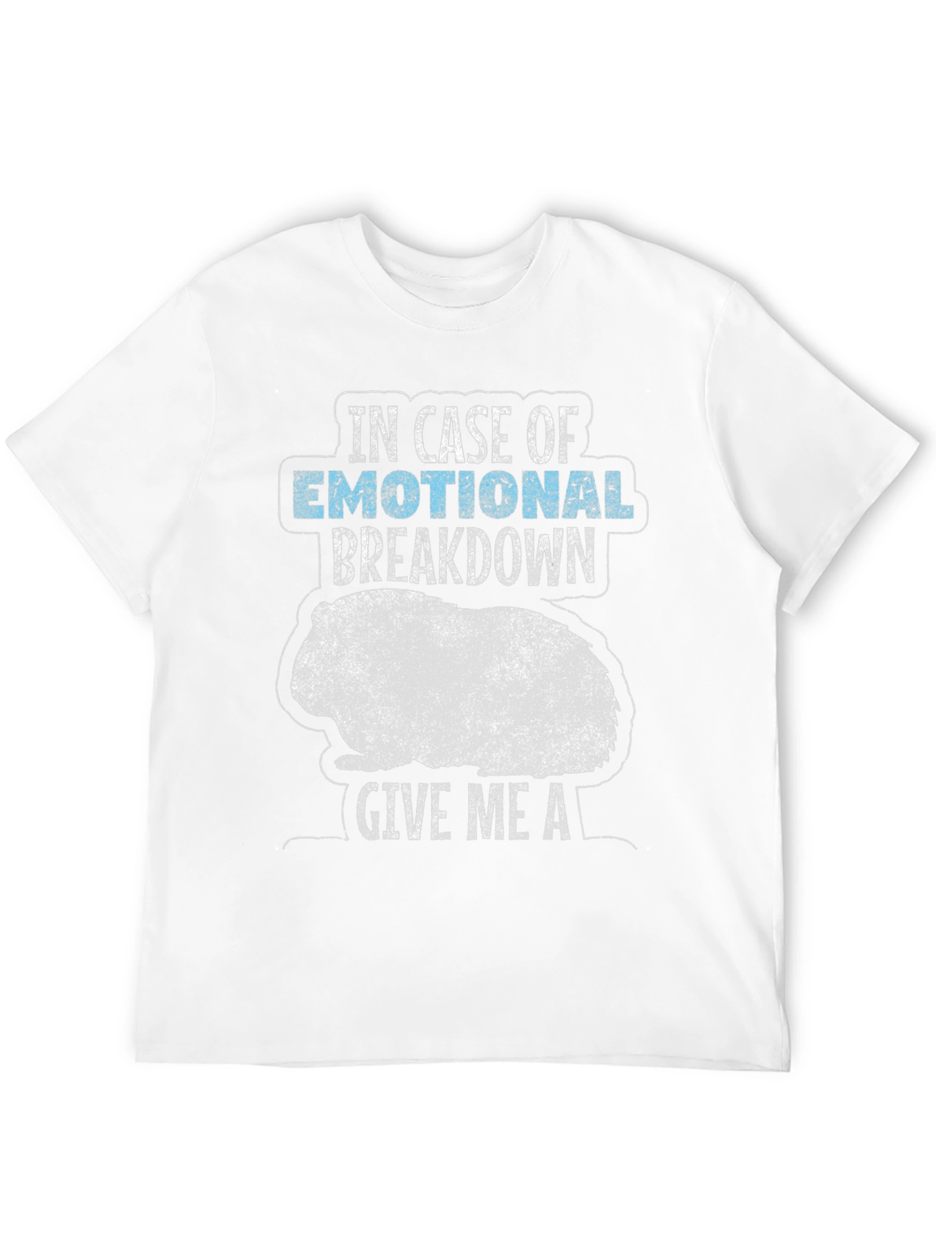 Emotional Breakdown Guinea Pig Graphic Tee