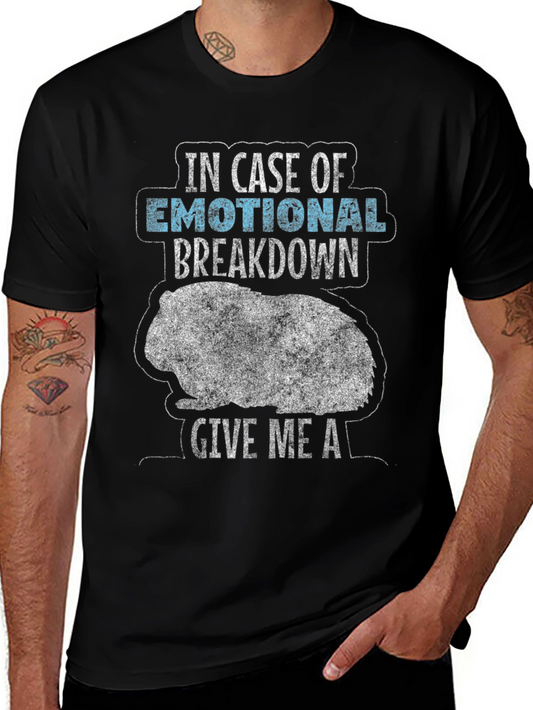 Emotional Breakdown Guinea Pig Graphic Tee