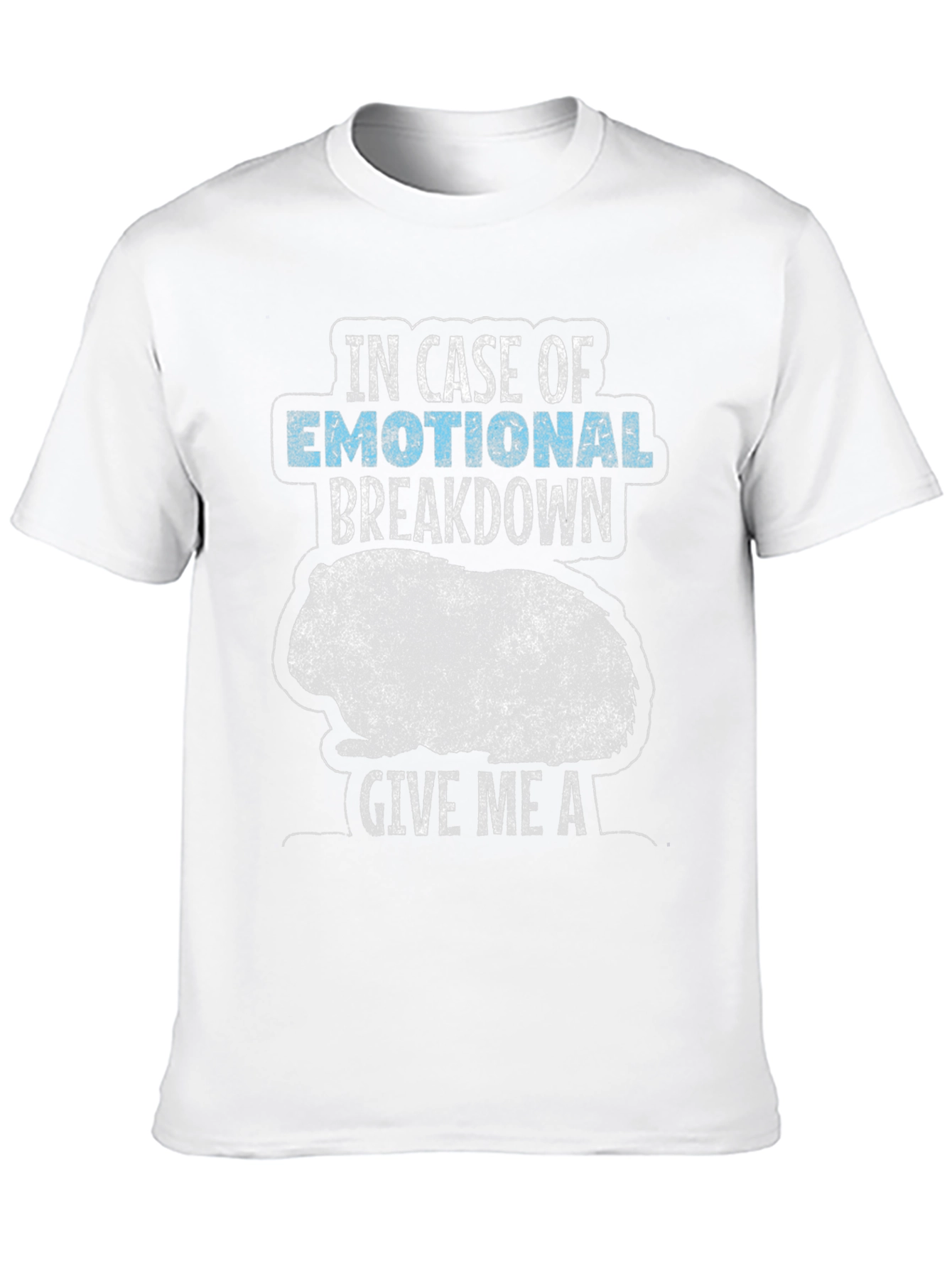 Emotional Breakdown Guinea Pig Graphic Tee