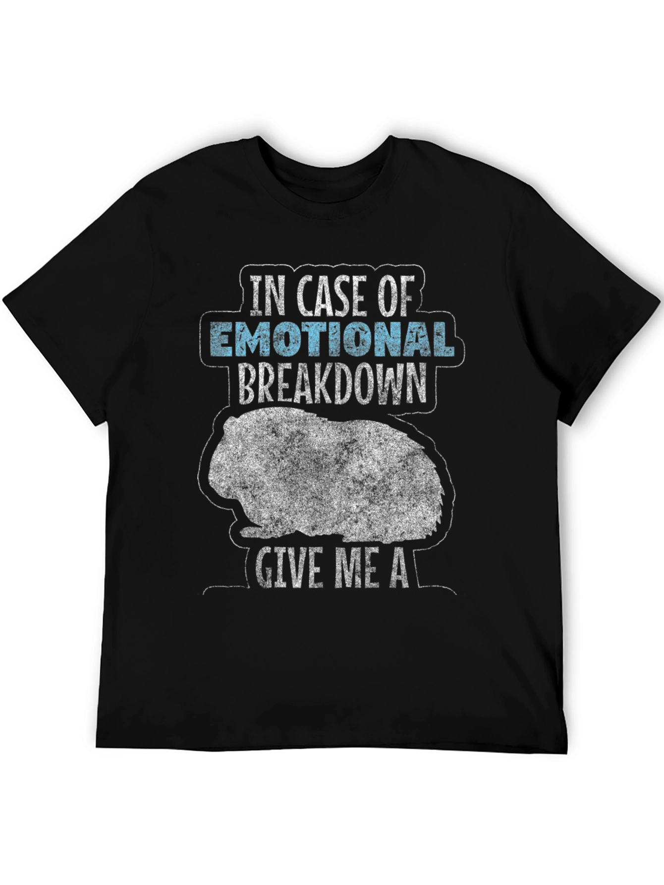 Emotional Breakdown Guinea Pig Graphic Tee
