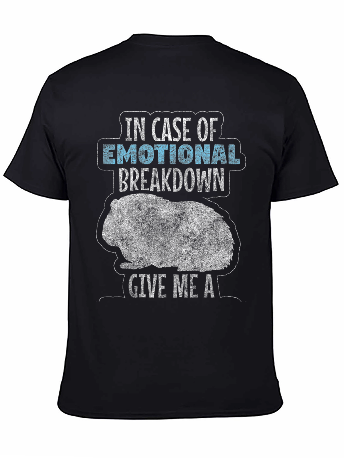 Emotional Breakdown Guinea Pig Graphic Tee