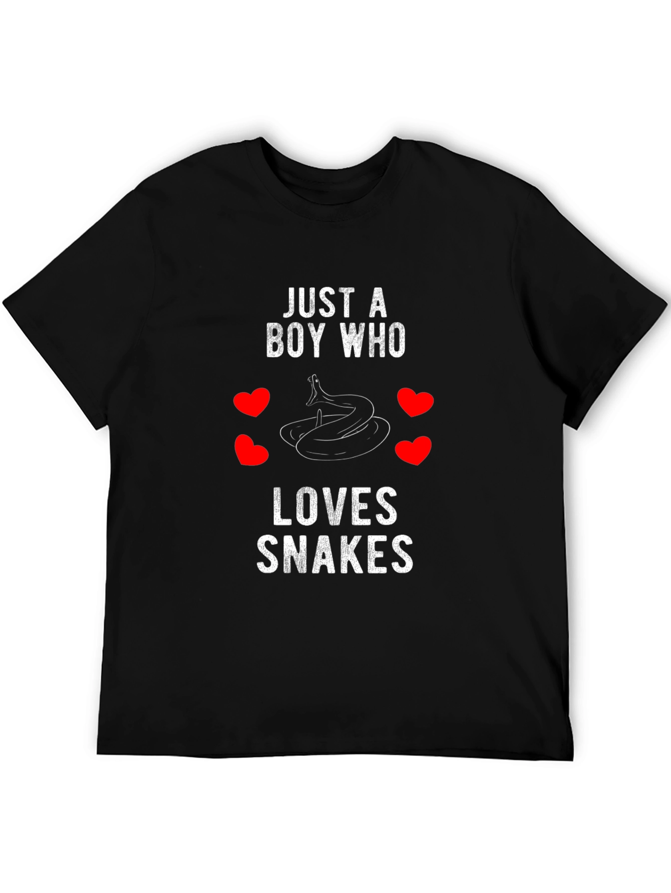 Just a Boy Who Loves Snakes Graphic Tee