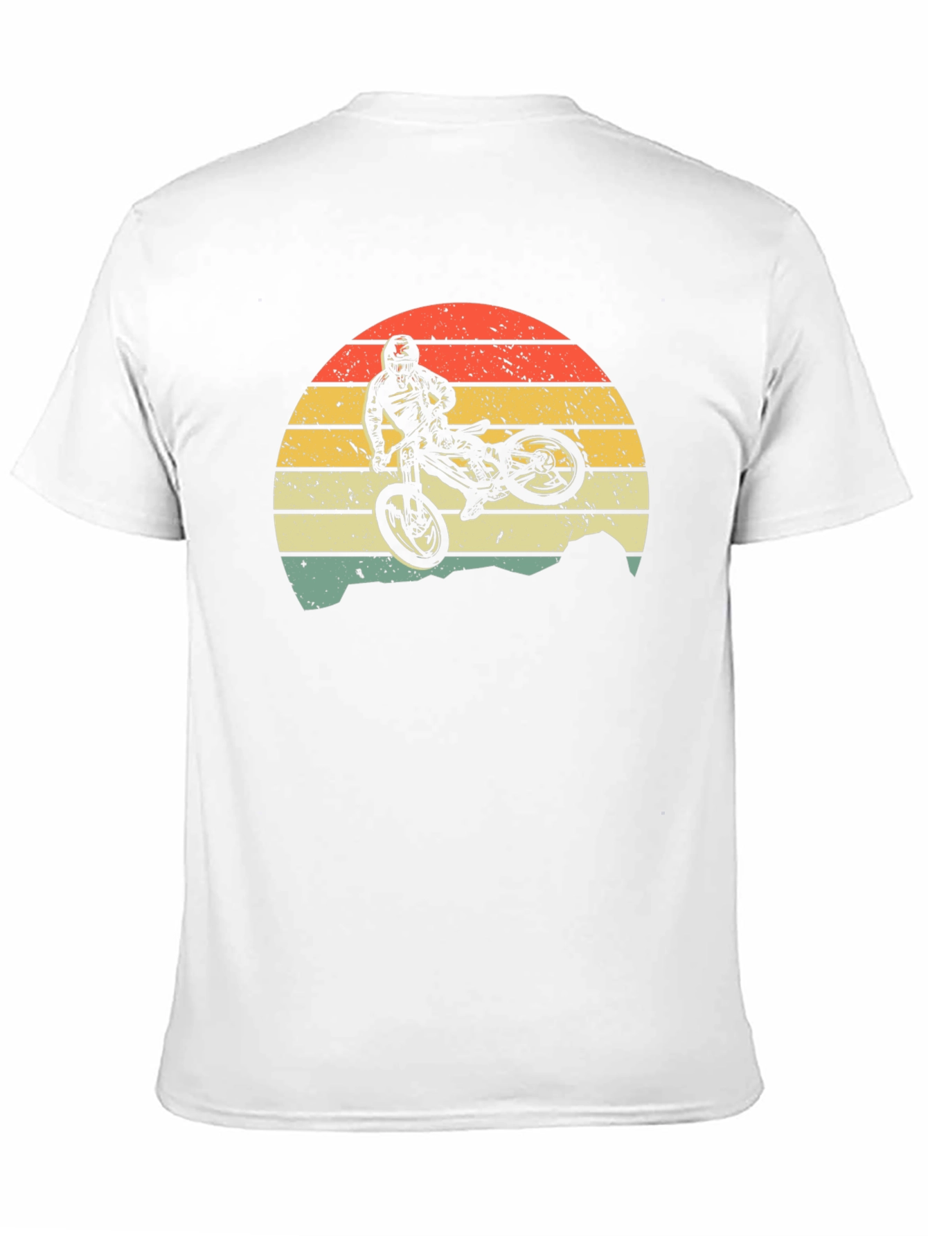 Mountain Bike Sunset Graphic Tee - Black