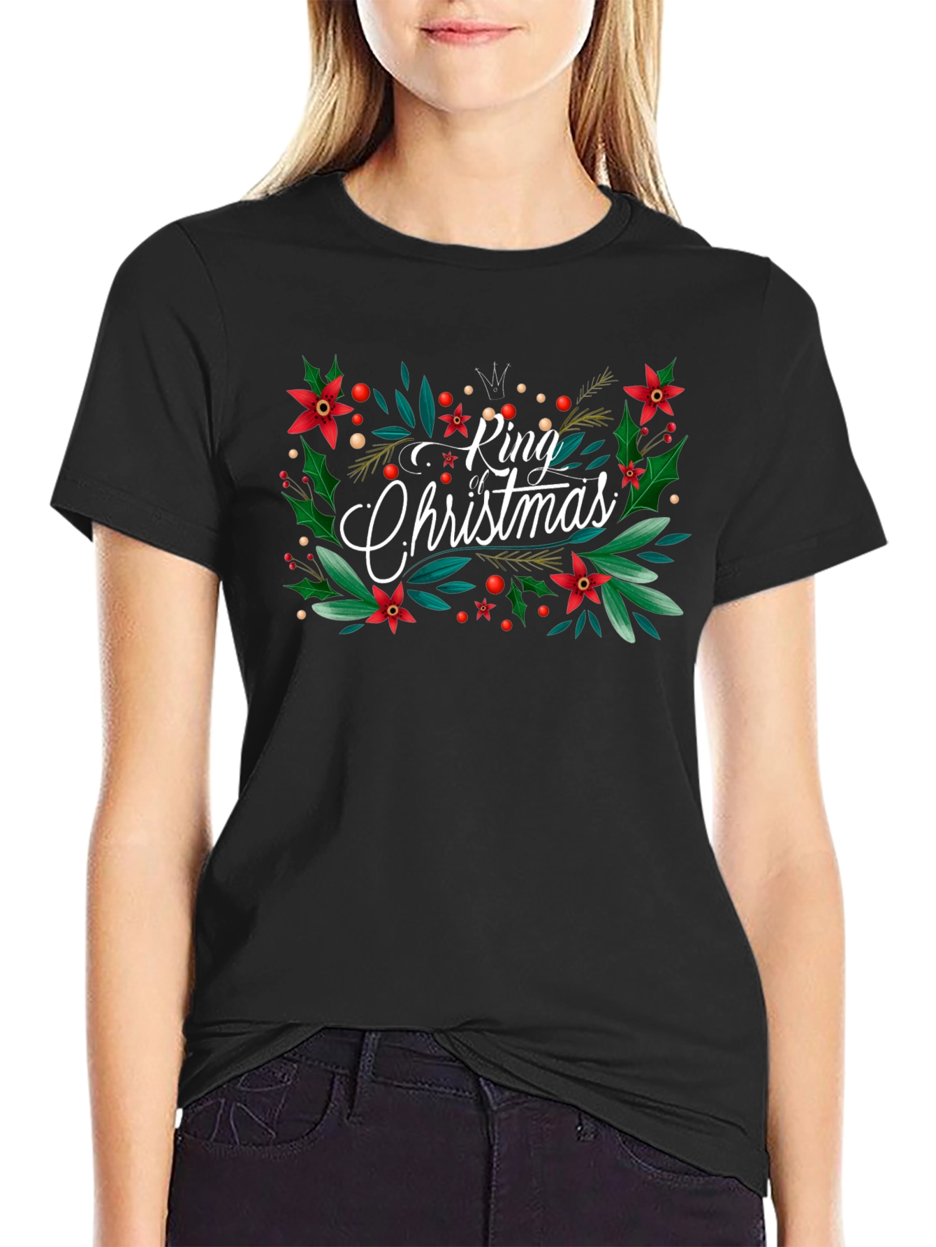 Ring Christmas Graphic Tee - Holiday Cheer