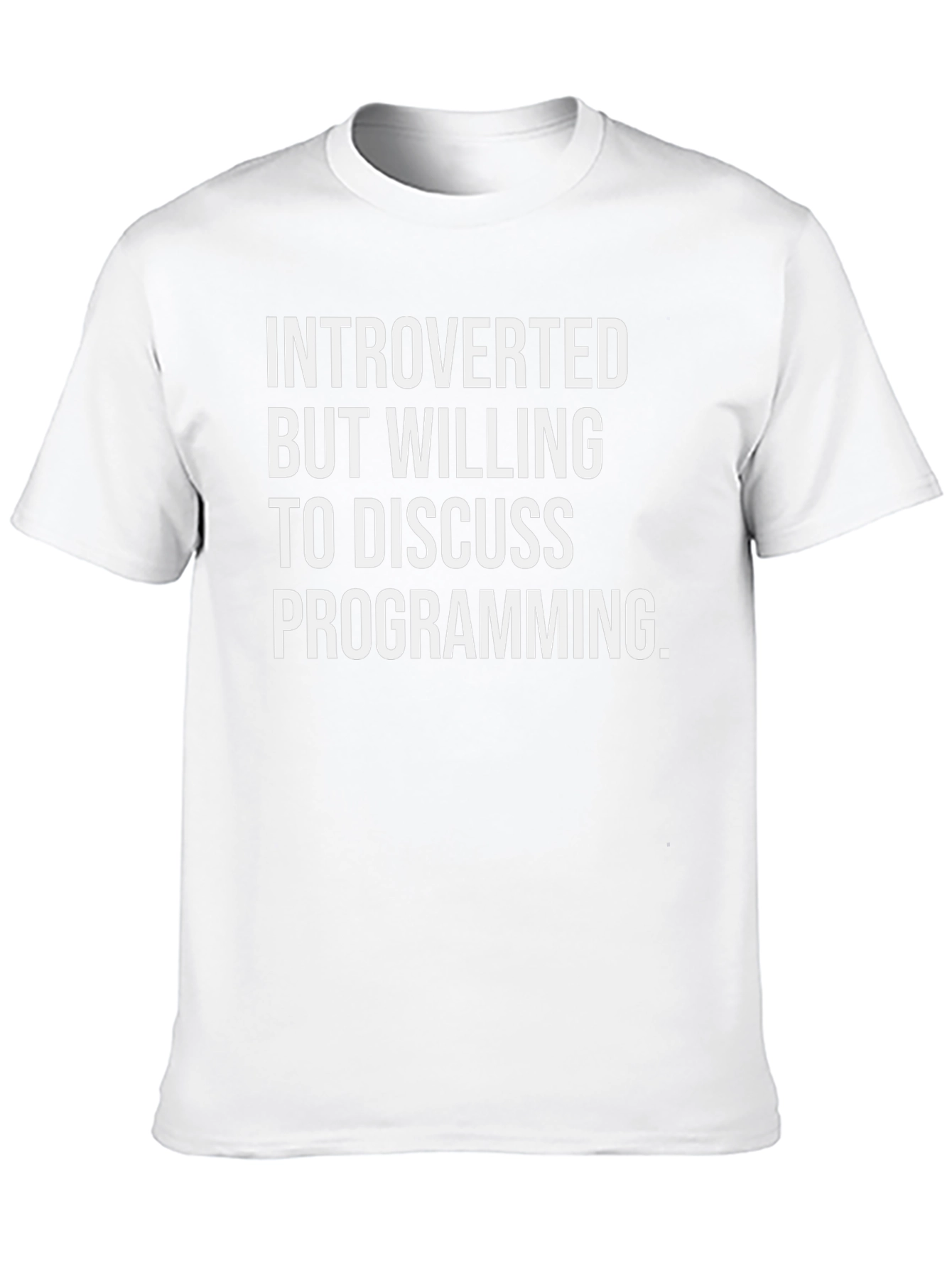 Introverted Programmer Graphic Tee - Black