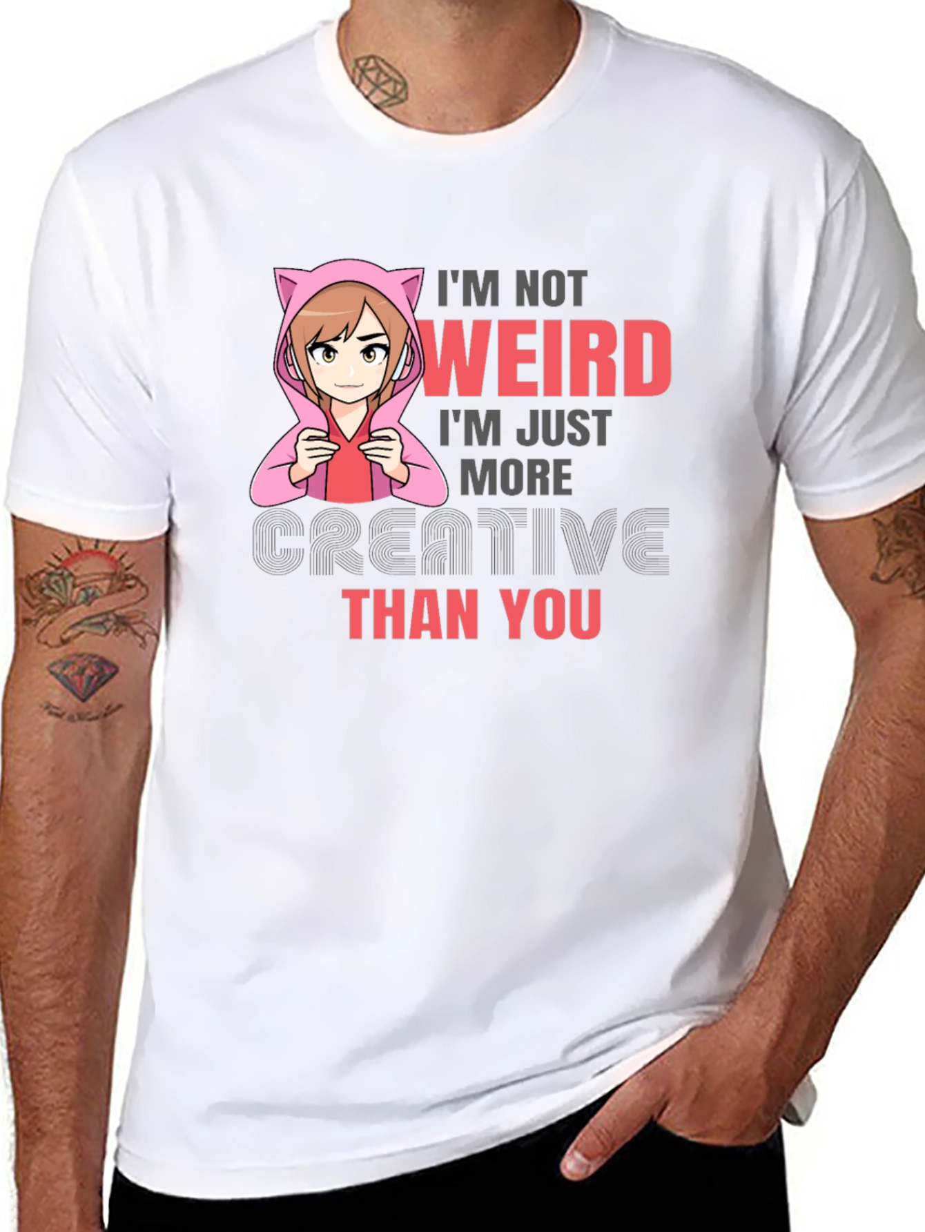 Im Not Weird T-Shirt - Creative Anime Tee