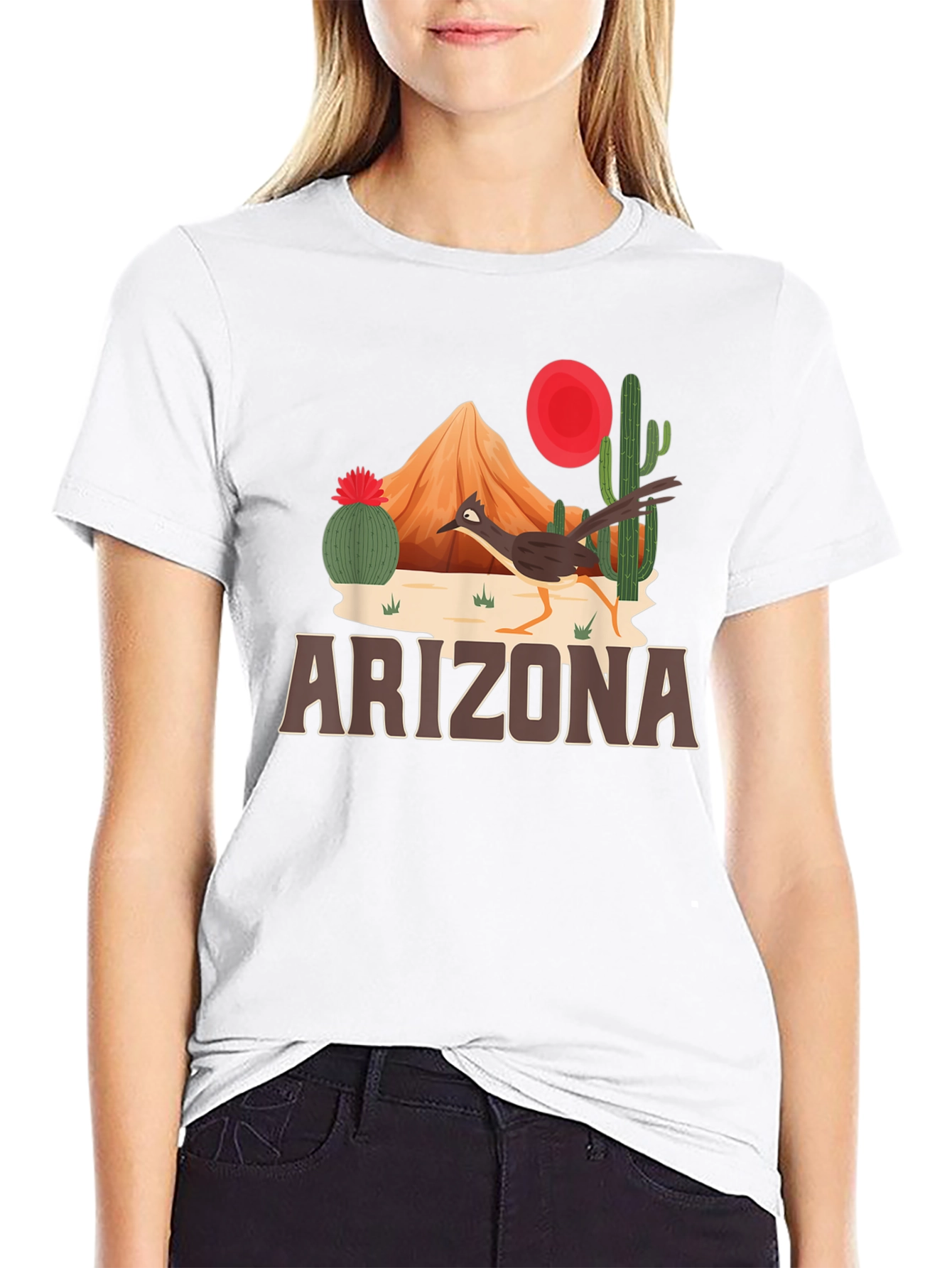 Arizona Desert Roadrunner Graphic Tee