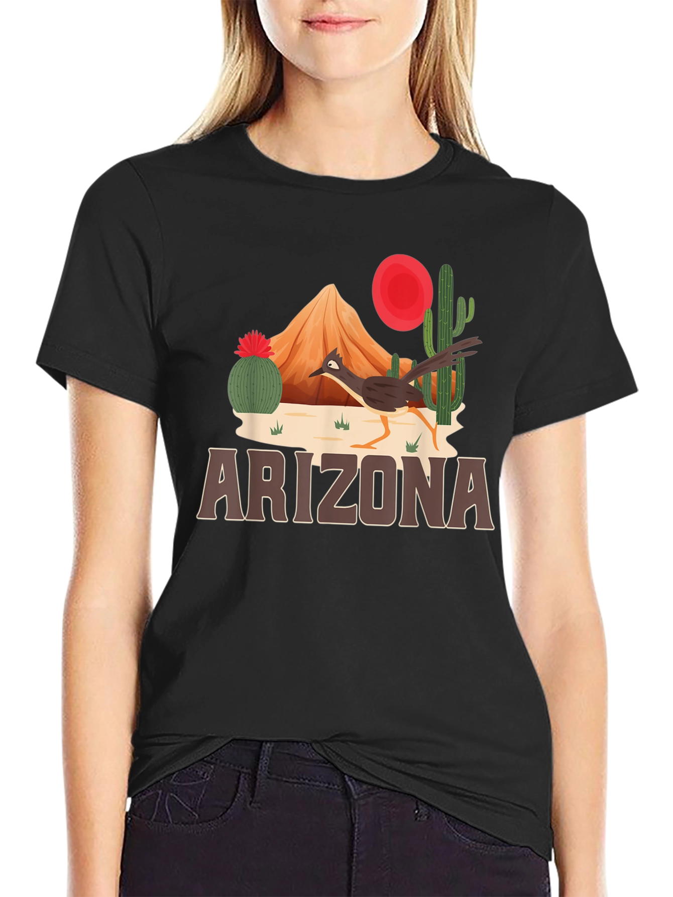 Arizona Desert Roadrunner Graphic Tee