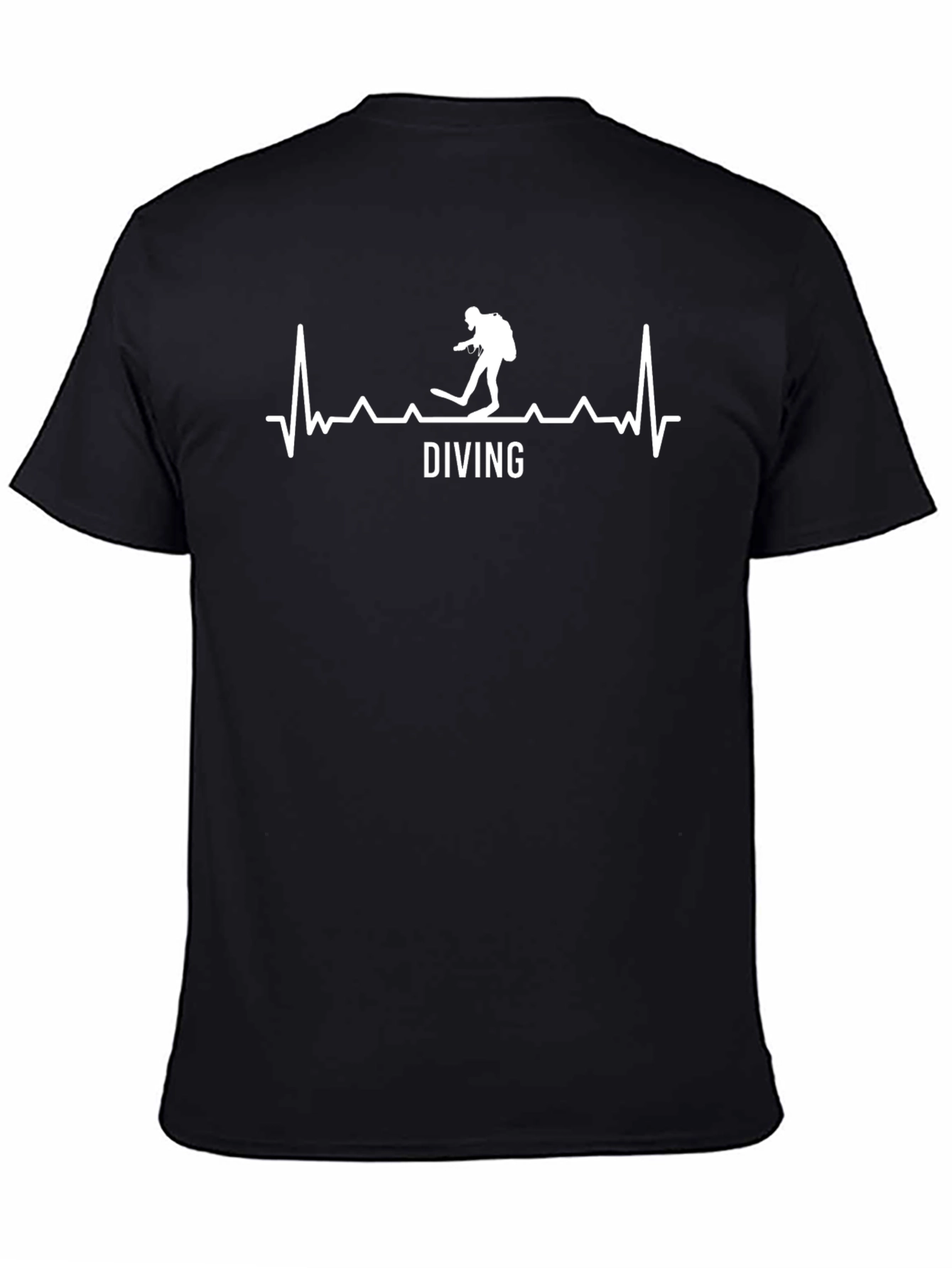 Diving Heartbeat T-Shirt - Scuba Diver Tee