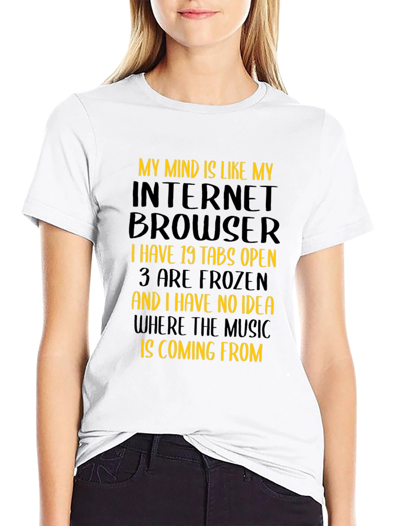 Internet Browser Mindset Graphic Tee