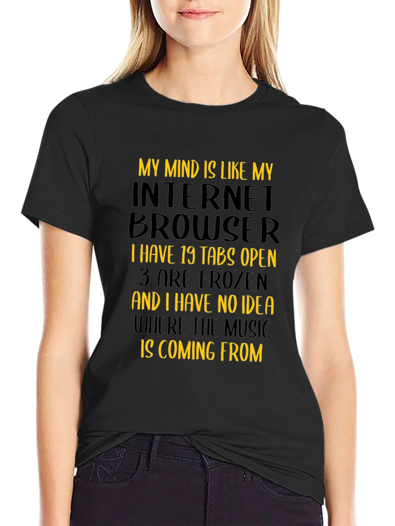 Internet Browser Mindset Graphic Tee