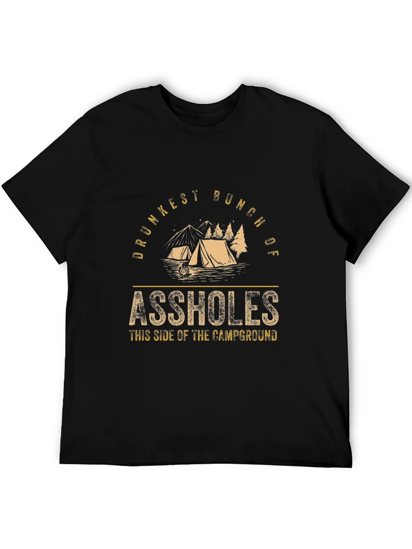Drunkest Bunch Camping T-Shirt
