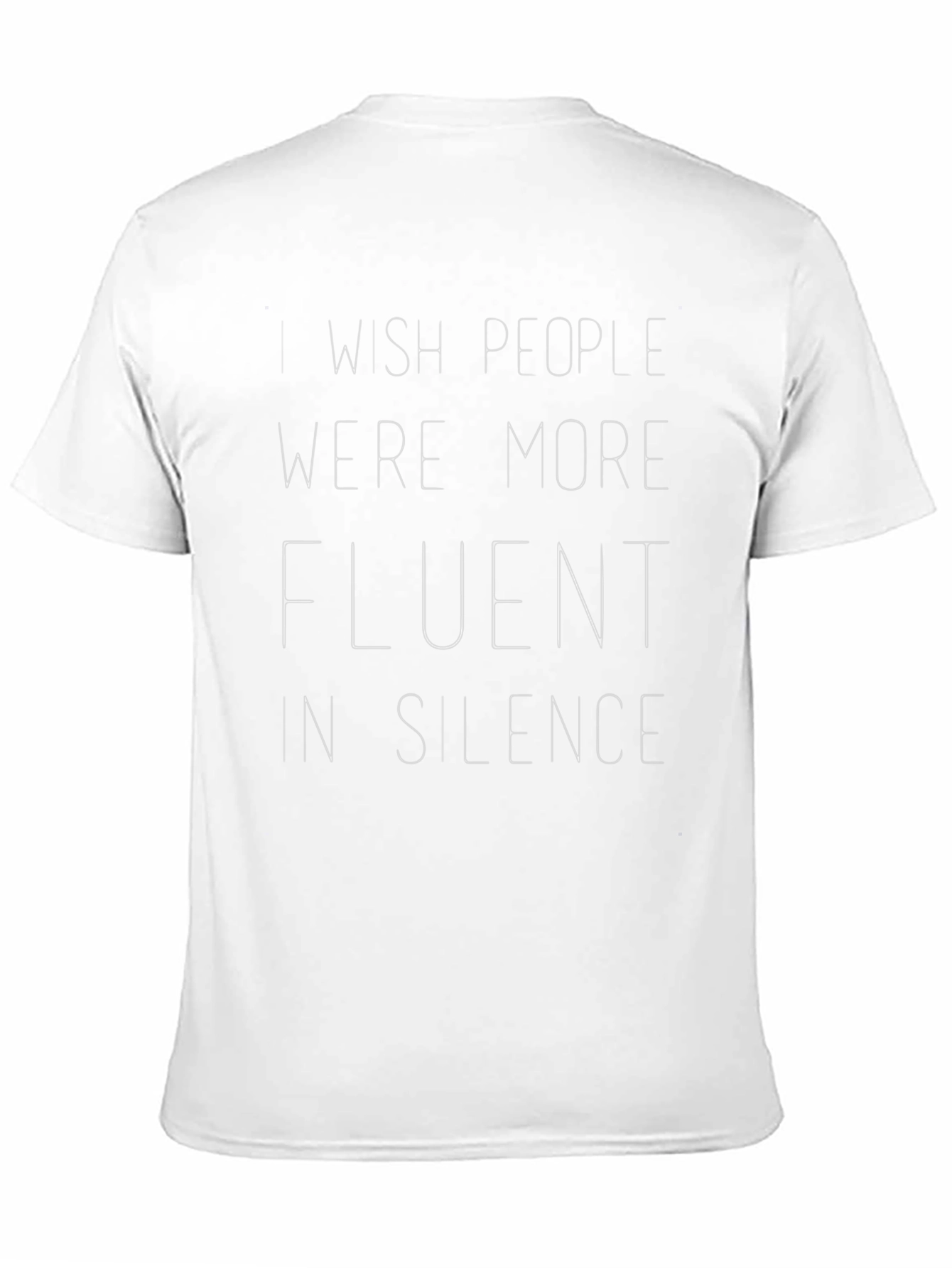Fluent in Silence Graphic Tee - Black Cotton T-Shirt
