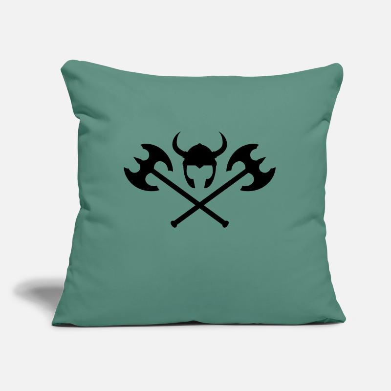 Viking helmet and two axes