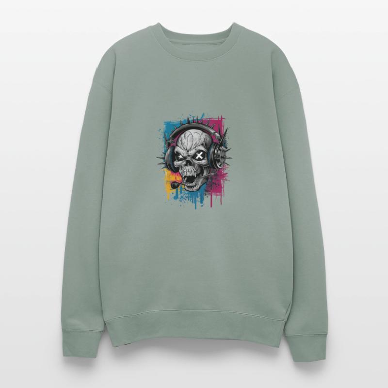 Vintage Hip Hop Rapper-Inspired Spiked Skull Head