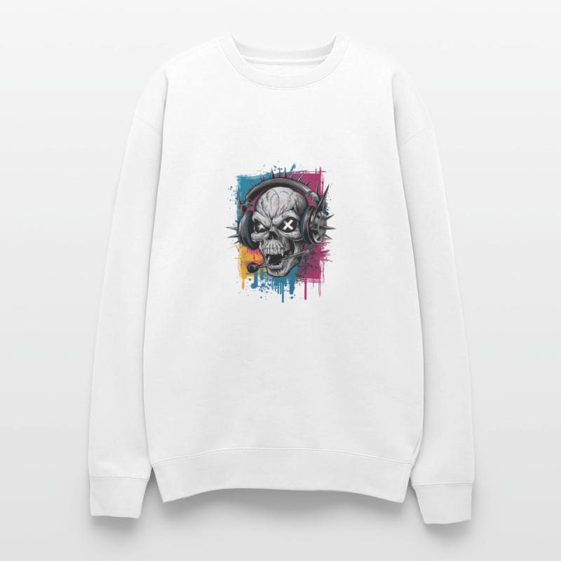 Vintage Hip Hop Rapper-Inspired Spiked Skull Head