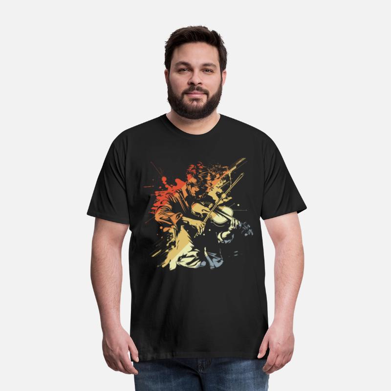 Violin Guy Retro Style