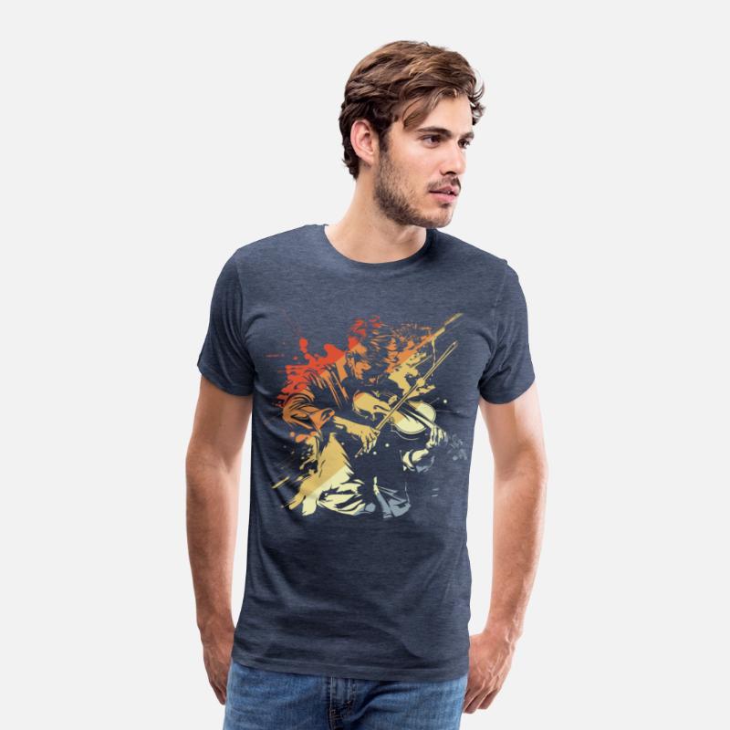 Violin Guy Retro Style