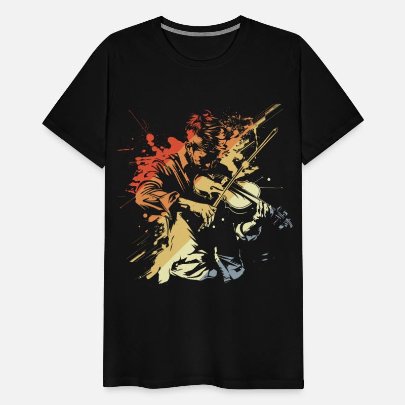 Violin Guy Retro Style